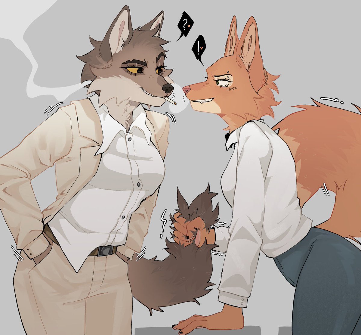 Diane Foxington in a parallel universe
(Art by <a href="/raccoattack/">racc ⚢</a>)