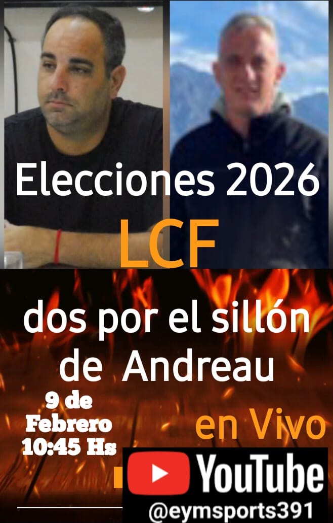 Hoy vamos a estar en la cede de LCF en la asamblea de elecciones las de la nuevas autoridades 
youtube.com/live/VOq0Ajtch…