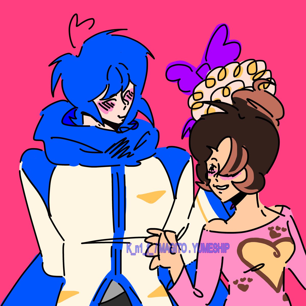 Me and husband #kaito #VOCALOID好きと繋がりたい #yumeship