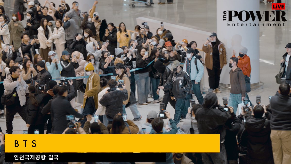 #방탄소년단 (#BTS), 출장 마치고     컴백홈 (Arrival Incheon Airpo... youtu.be/2zaQBrh7JaU?si… 출처 <a href="/YouTube/">YouTube</a>