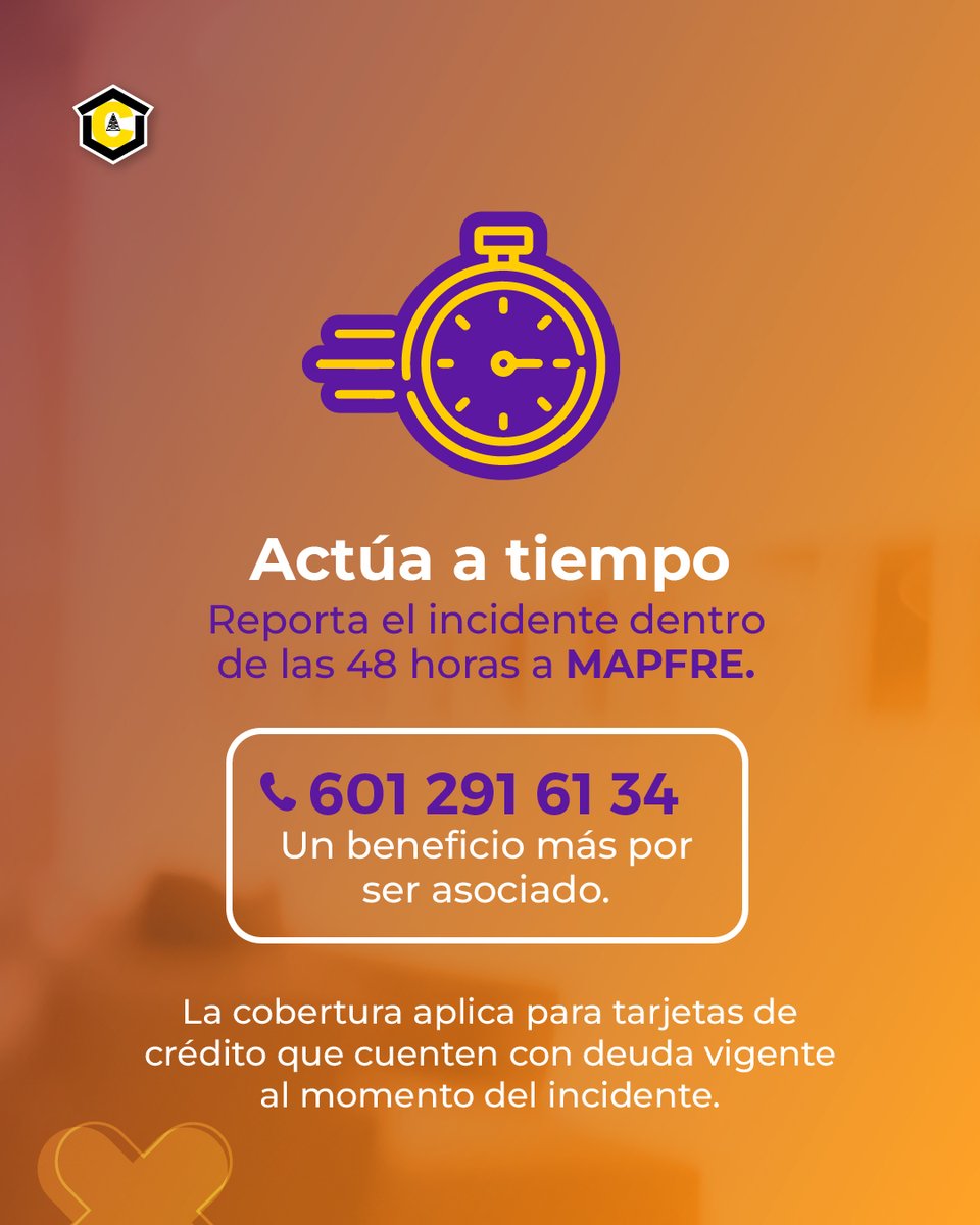 ¿Sabías que tu Tarjeta de Crédito Cavipetrol cuenta con asistencias y coberturas especiales? 💳
 
Ante robos, fraudes, clonaciones o daños accidentales en tus compras, tienes un seguro que te respalda.
Porque en Cavipetrol no estás solo cuando algo inesperado pasa.