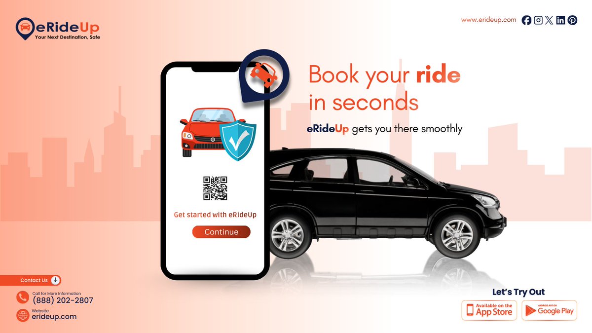 eRideUp's tweet image. Book Your Ride in Seconds

Quick to book, smooth to ride  eRideUp gets you where you need to be without the wait.

📞 (888) 202-2807
📧 info@erideup.com

#eRideUp #BookAndGo #SmartRides #TravelEasy