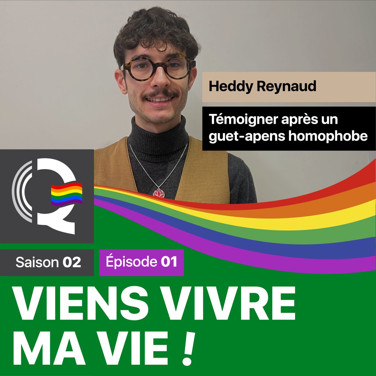 Nouveau podcast #QueerAsYou : Heddy Reynaud témoigne de l’après d’une #agression #homophobe. Peurs, résilience, soutien des proches.

Un épisode puissant sur ce qui reste quand les micros s’éteignent.

🎧 à écouter ici : queerasyou.org/laradio/vvmv/h…

#getApens #homophobie #lgbt #queer