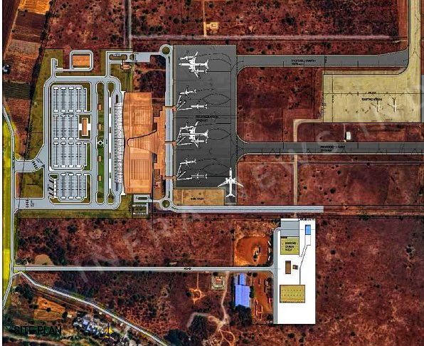 Nashik Airport!
They are not making a new 180k sqft terminal but instead building a 120k sqft terminal that will be connected to the existing terminal and it will look like the Dhanush of Lord Ram