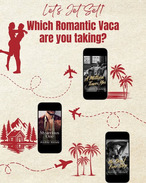 MannMarni3's tweet photo. You know I love my romantic getaways in my stories. Tell me: Which book's romantic vacation are you taking? 📷📷
#MarniMann #KindleUnlimited #readreadread #BillionaireRomance #Alphaheroed
#amwriting #writingcommmunity #indieauthors # https://t.co/wavKHUjFoX