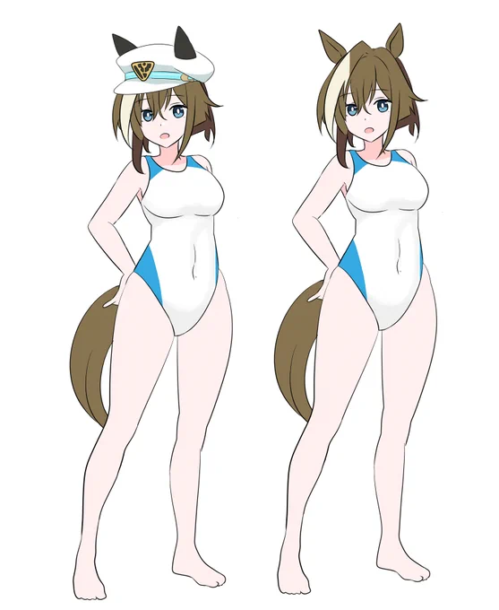 シュヴァルの帽子ありなし