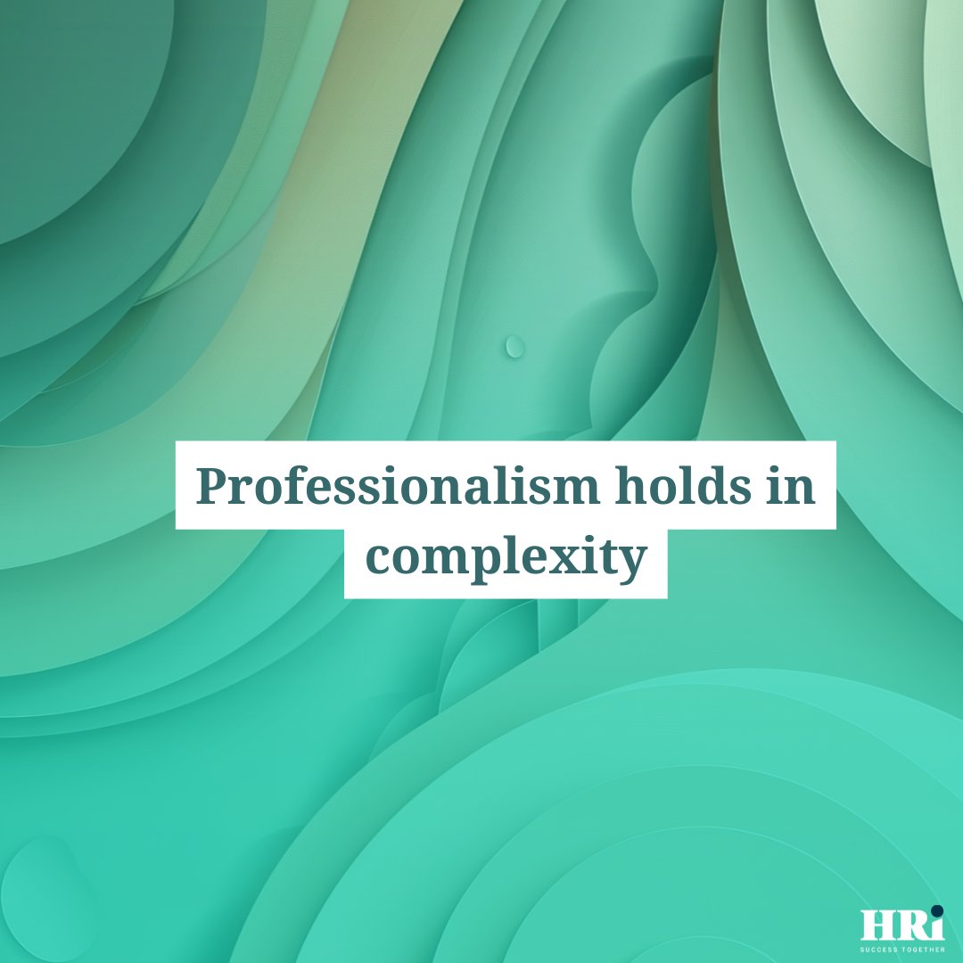 Professionalism shows up in complexity.
It’s there in how difficult situations are handled.
#ProfessionalJudgement