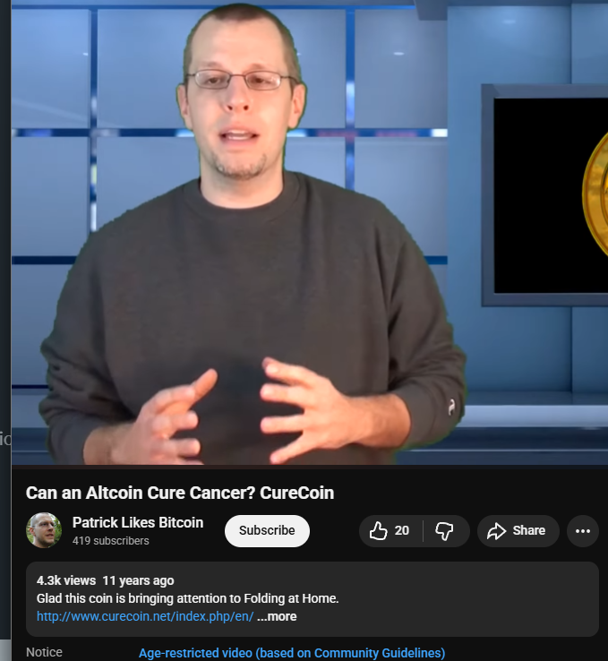 soodo0's tweet photo. The News About Cancer is Going Viral all over The internet With Millions Of Views! 

So i FOund This Youtube Video That is 11 Years Old and Talks About a CURECOIN! That can Cure Any cancer!

This Guy really Predicted and Made a Coin Way ahead of Time! We didnt had Any good Cancer runner so This can be it! Named CURECOIN! 

He calls it The Currency To Cure Cancer!

https://t.co/h2LmQI7VQm

https://t.co/3XnZHsTjxO