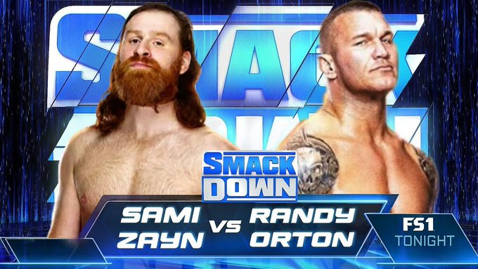 wrestle_hist's tweet photo. 2/9/2024 

Randy Orton defeated Sami Zayn on SmackDown from the Spectrum Center in Charlotte, North Carolina.  

#WWE #SmackDown #RandyOrton #TheViper #TheApexPredator #LegendKiller #RKO #SamiZayn https://t.co/x2xBitLS4k