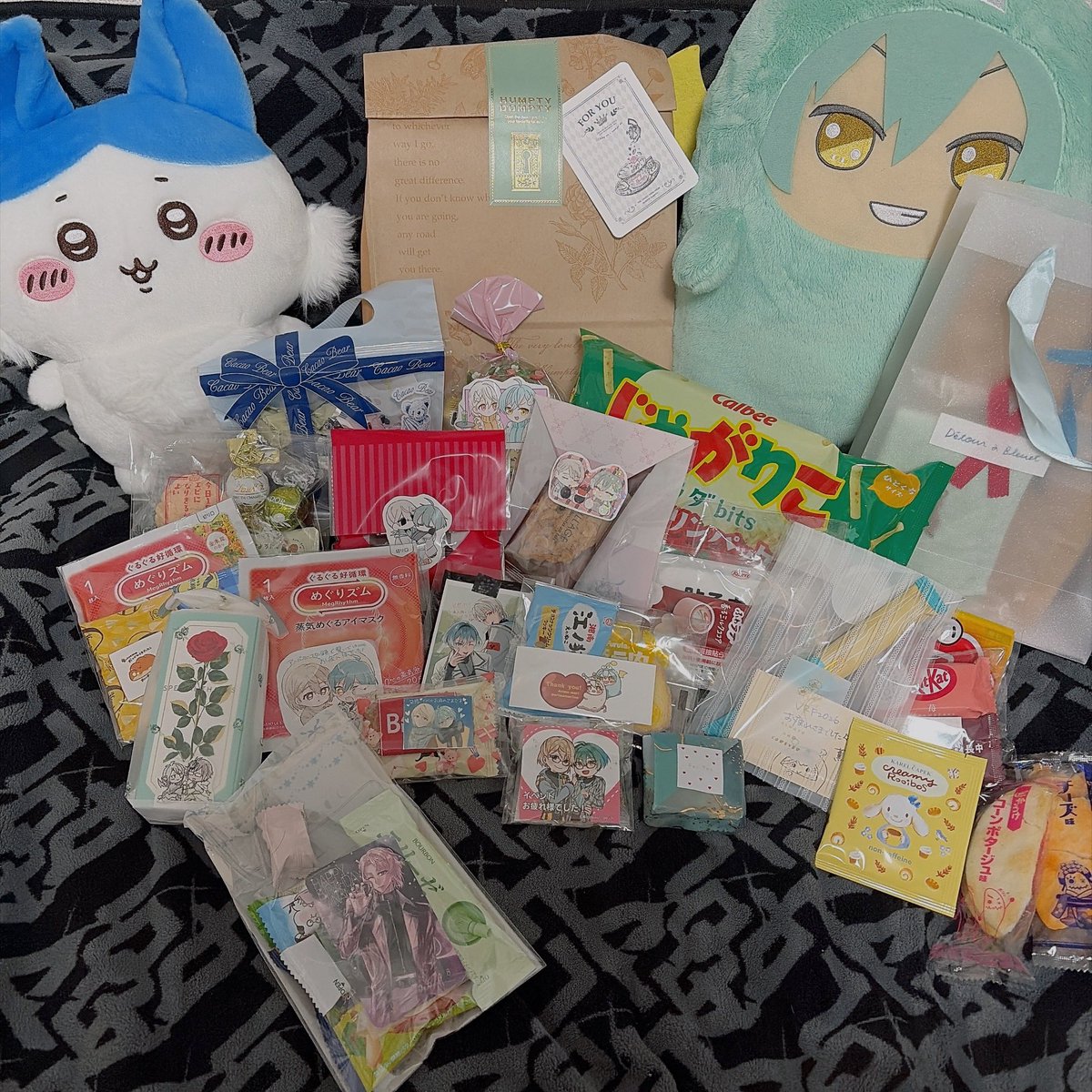 差し入れありがとうございました…！
やっと落ち着いてお写真撮れました😭🤍
大切にいただきます！