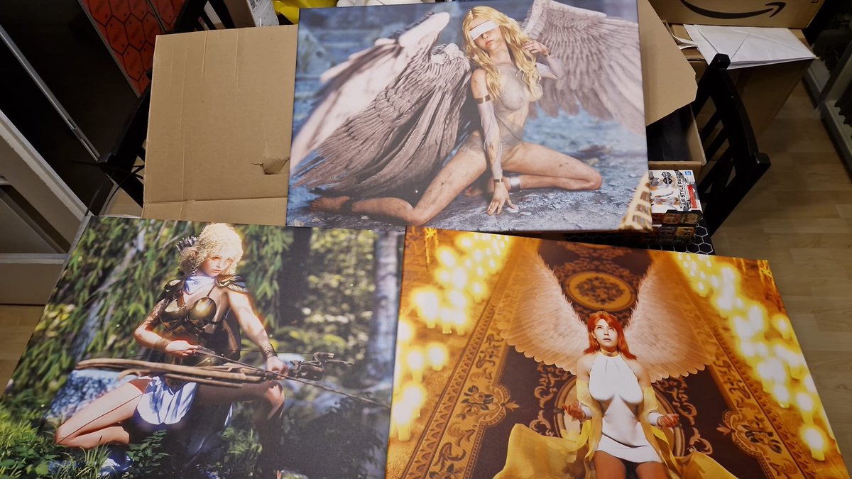 f_lectures's tweet photo. just got the new canvas prints for the upcomming convention ;)

#3dart #3dartist #noai https://t.co/XnOhclmnty