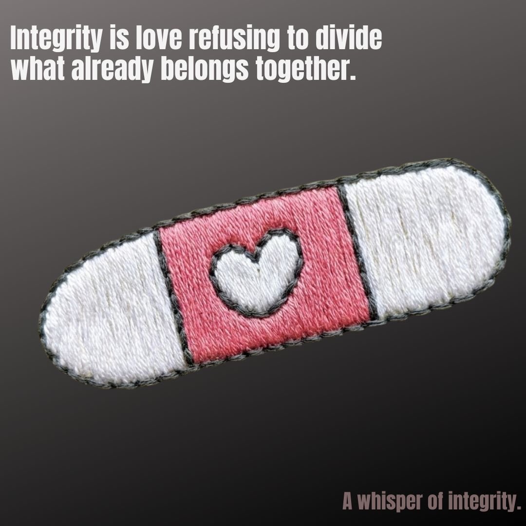 johnblumberg's tweet image. WHISPER 1426  #Integrity #Love #Refusing #Divide #Belongs #Together #ROI #ReturnOnIntegrity #CoreValues #Connection #Wholeness
