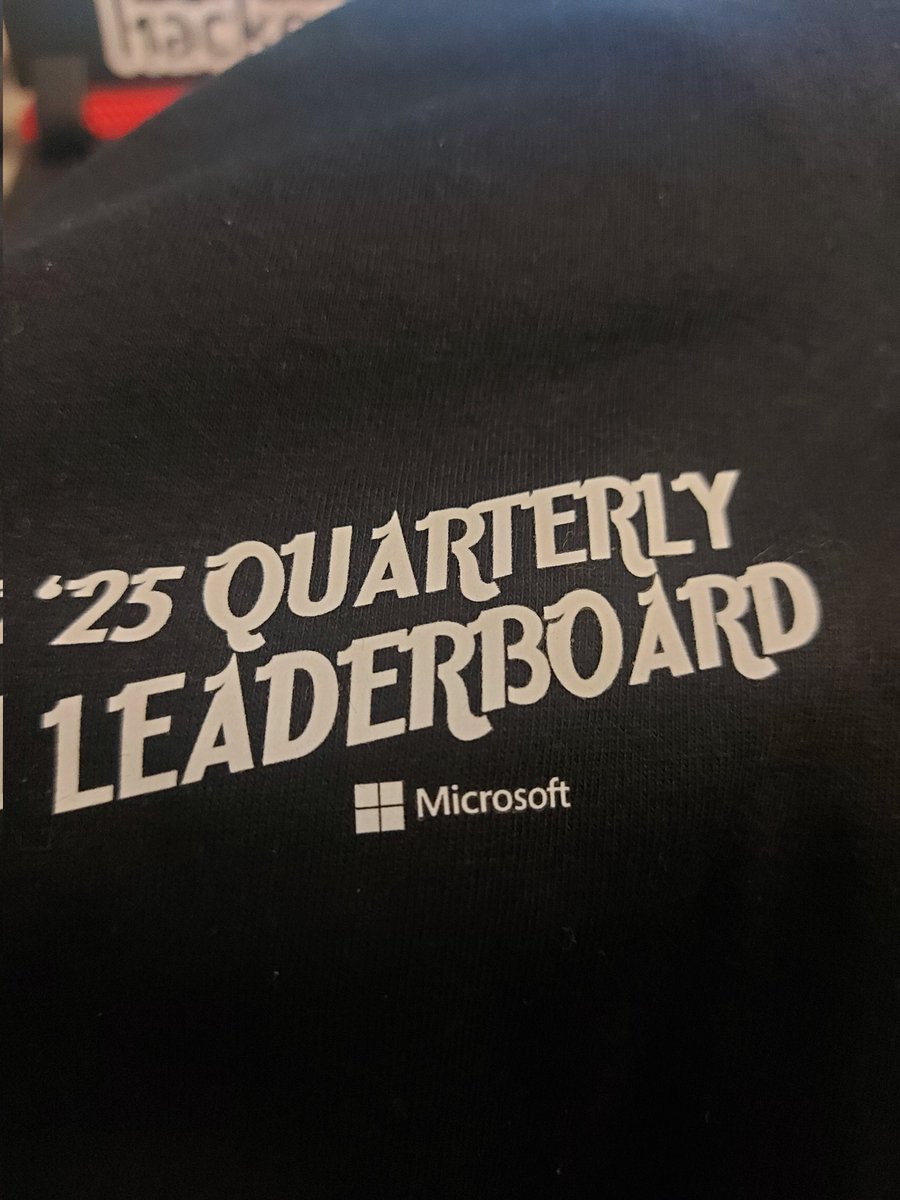 Thanks for the swag! <a href="/msftsecresponse/">Microsoft Security Response Center</a>