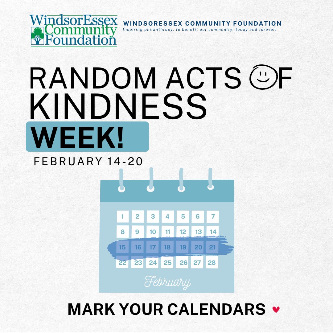 What’s one small act of kindness you can do today to brighten someone’s day? A smile, a compliment, holding the door open—kindness doesn’t have to be big to make a difference! Join the @WECFoundation in celebrating Random Act of Kindness Week, from February 14-20! Help us to
