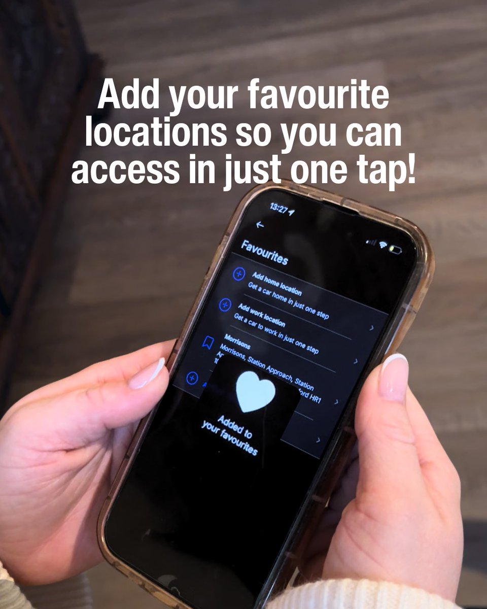 Your regular local journeys, made even easier! 

Save your favourite locations, whether it’s home, work or the shops and book your next Blue Line Taxi in just a few quick taps.

✅ Faster bookings
✅ Easier journeys

Where would you add to your favourite locations?
