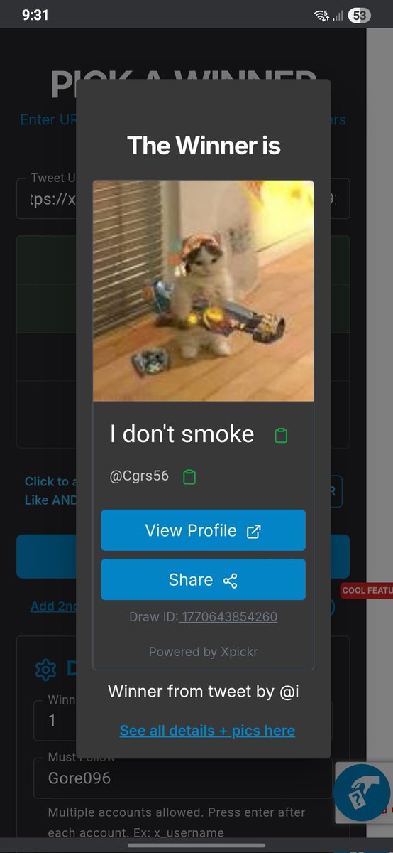 Congrats to <a href="/Cgrs56/">I don't smoke</a> for winning the Hitman Contracts (Steam key)🎉

Please DM me to claim your prize. 🎮

Thank you everyone for joining—see you next time 😁