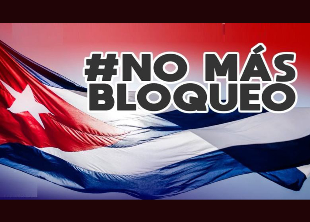 El bloqueo económico, financiero y comercial contra Cuba es un acto genocida que asfixia al pueblo y limita  su soberanía alimentaria.Impide la importación de piezas, materias primas, combustible y tecnología necesaria para la producción de alimentos.Basta ya de un bloqueo.