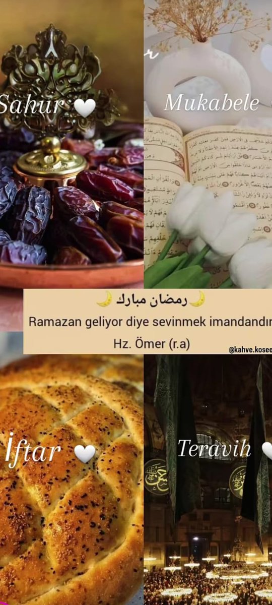 Şükür.. Bu sene de Ramazan 'a kavuşacağız İNŞALLAH...🤲🙏💛❤️