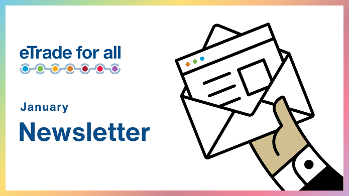 UNCTAD_ECDE's tweet photo. The first #eTradeforall newsletter of the year is out!

☑️@wef @Davos on AI, digital &amp; tech
☑️@ITU ICT accessibility for an inclusive digital transformation
☑️ @UNCTAD update on digitally delivered services
☑️ @WSISprocess 2026 &amp; Open Consultation Process

https://t.co/lc6W4Vd0Rt https://t.co/2OH5bSGdQa