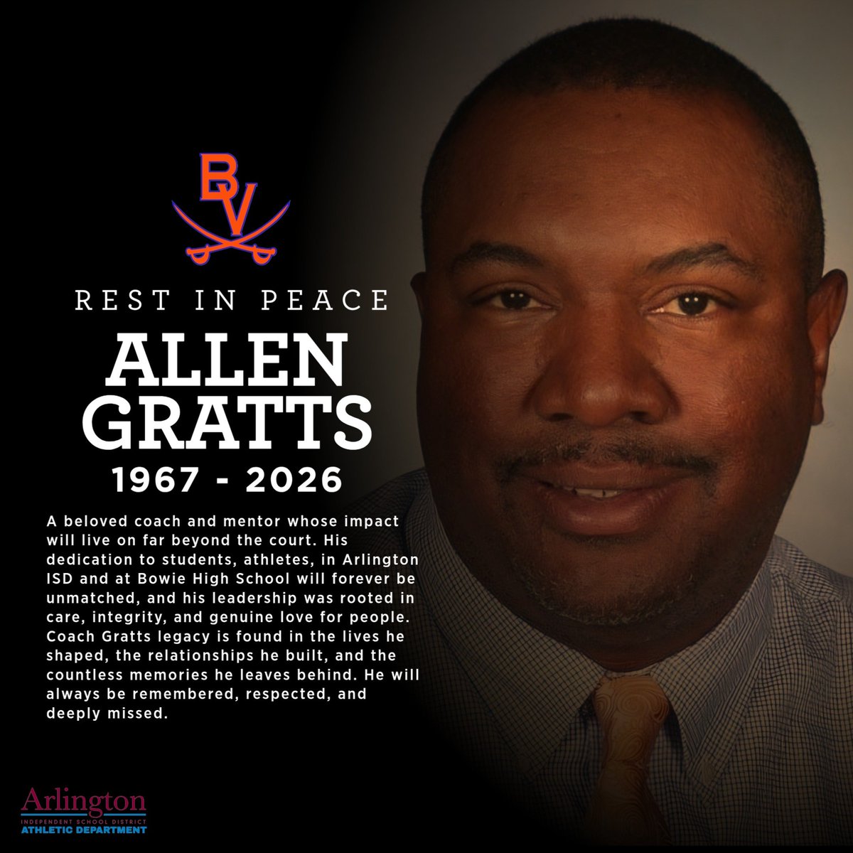 AISD_ATH's tweet image. All our love and support goes out to the Gratts family and Bowie community