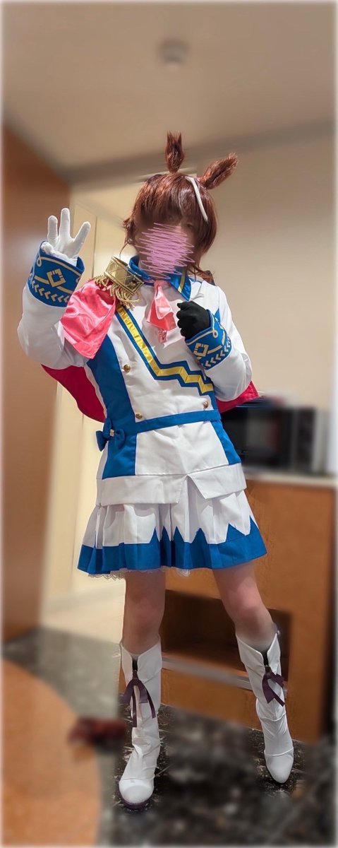 matoroootoro's tweet photo. フォロワー300人ありがとうございます🙇‍♀️✨
初期の頃にやったテイオーコスです🍯 https://t.co/30mViyayrf