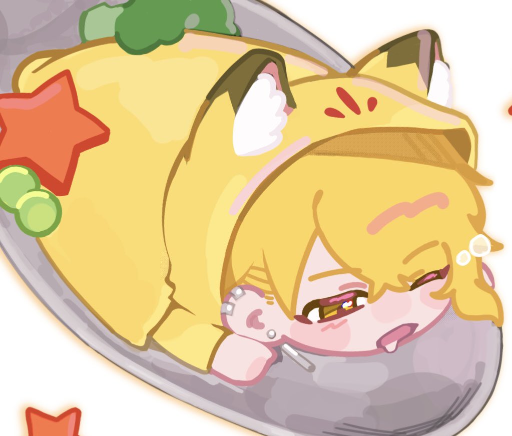 ましゅまろからおむラです！感謝🙏🏼♡
ドット被ってて見えにくいけどこんな顔してる