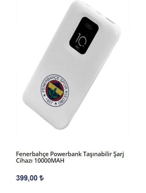 karmatihallac's tweet photo. Fenerium’dan online şunu aldım az önce. Kullanıyorsanız kaçırmayın valla çalan vermez bu fiyata 10.000 mah powerbanki https://t.co/JEvbymZtwk