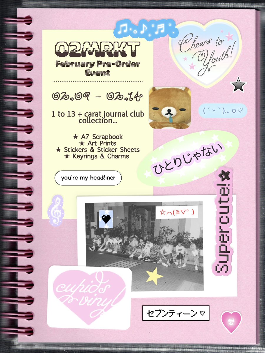 cupidsvinyl's tweet image. 02MRKT ★
February Pre-Order Event

🍥 02.09 ~ 02.14
🎼 More details in the form

ORDER HERE: form.jotform.com/260362143570450