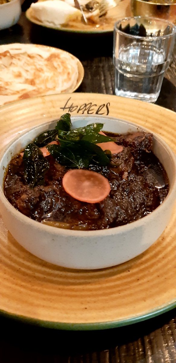 Graffster's tweet photo. Had wonderful time @hoppers Kings Cross, celebrating my friend's birthday. The ambience and food at the Sri Lankan theme restaurant was first class. Would highly recommend it. https://t.co/vhlN3g67ya