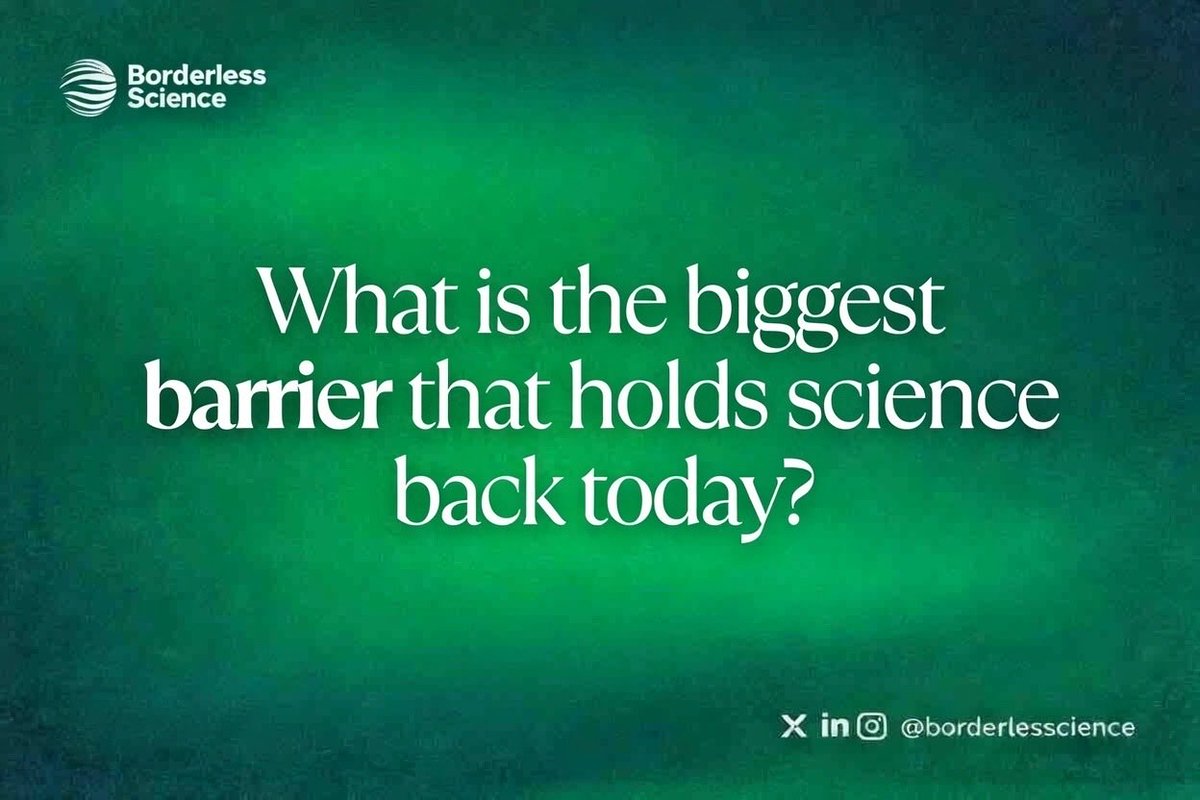 Borderless Science tweet media