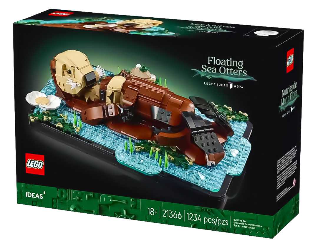 BREAKING NEWS: New LEGO otters!
I’ve always loved otters, and LEGO has a special place in my heart, so this is great news. The LEGO Ideas set 21366: Floating Sea Otters has been revealed, and reactions are mixed. But the most important thing is that LEGO send me one ASAP. Please?