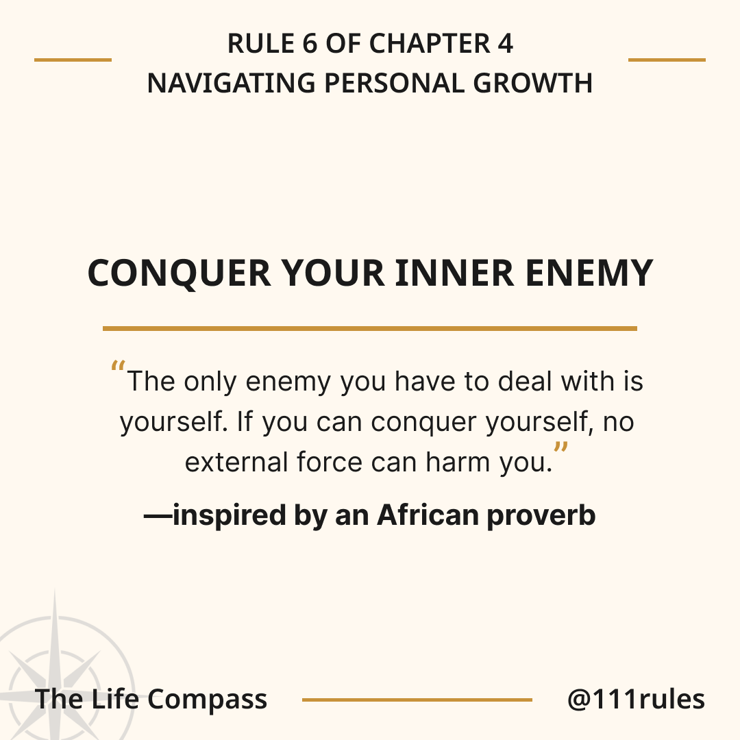 111rules's tweet photo. Our greatest obstacles are rarely external—they often arise within. Mastery begins when we face fear, doubt, and negative patterns with clarity, courage, and awareness instead of avoidance. #InnerStrength #FaceYourFears https://t.co/9DRDa9zlmO