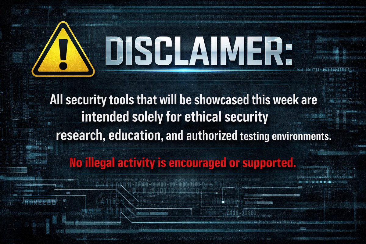 ⚠️ Disclaimer ⚠️