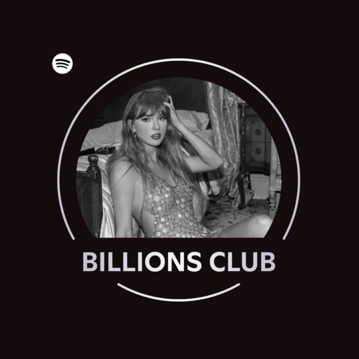 TheSwiftSociety's tweet photo. 📲| @TaylorSwift13 is now the cover of "Billions Club" on Spotify!

— "The Fate of Ophelia" was added to the playlist https://t.co/UIFXwJLpWl