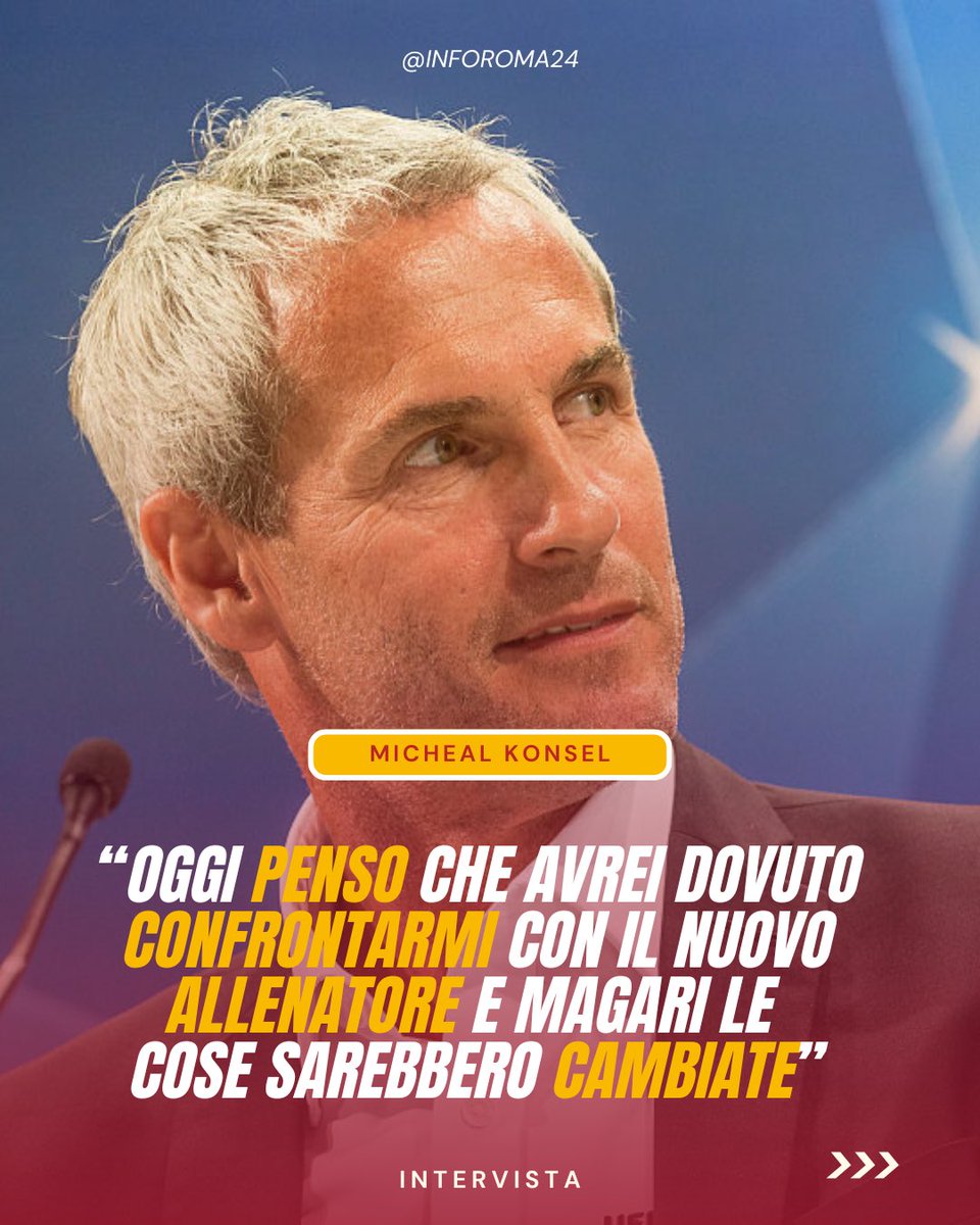 inforoma24's tweet image. 🟡🔴 Micheal #Konsel, ex portiere austriaco dell’#ASRoma, ha raccontato alcuni aneddoti riguardo il suo addio alla squadra capitolina per trasferirsi al #VeneziaFC. 

🗣️ Konsel racconta di come #Capello avrebbe deciso di sostituirlo con un nuovo portiere. 

📲: @ilRomanistaweb