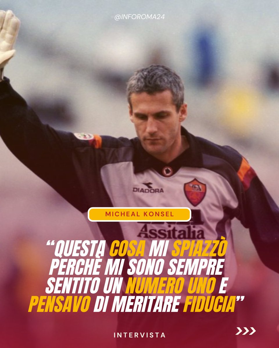 inforoma24's tweet image. 🟡🔴 Micheal #Konsel, ex portiere austriaco dell’#ASRoma, ha raccontato alcuni aneddoti riguardo il suo addio alla squadra capitolina per trasferirsi al #VeneziaFC. 

🗣️ Konsel racconta di come #Capello avrebbe deciso di sostituirlo con un nuovo portiere. 

📲: @ilRomanistaweb