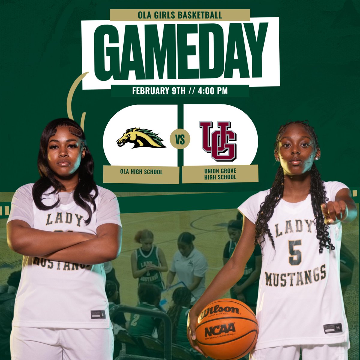 Ola Lady Mustangs Basketball tweet media