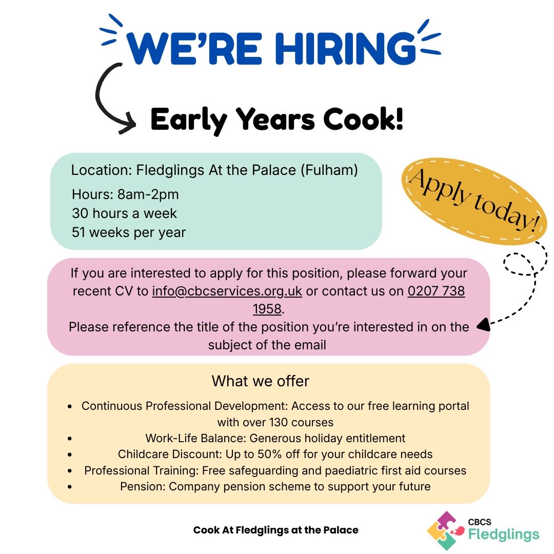 cbc_services's tweet photo. We’re looking for a suitable candidate to join our team in Fulham! Contact us today! https://t.co/3AQn4xmjKh