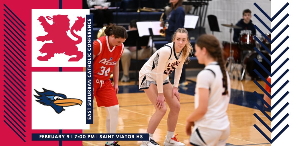 ViatorGBB's tweet image. 🏀 #ESCC #GAMEDAY🏀

@ViatorGBB vs. Nazareth Academy

🏟️ Saint Viator HS
📍1213 E Oakton St, Arlington Hts 60004
📺 fan.hudl.com/usa/il/arlingt…

#GoLions