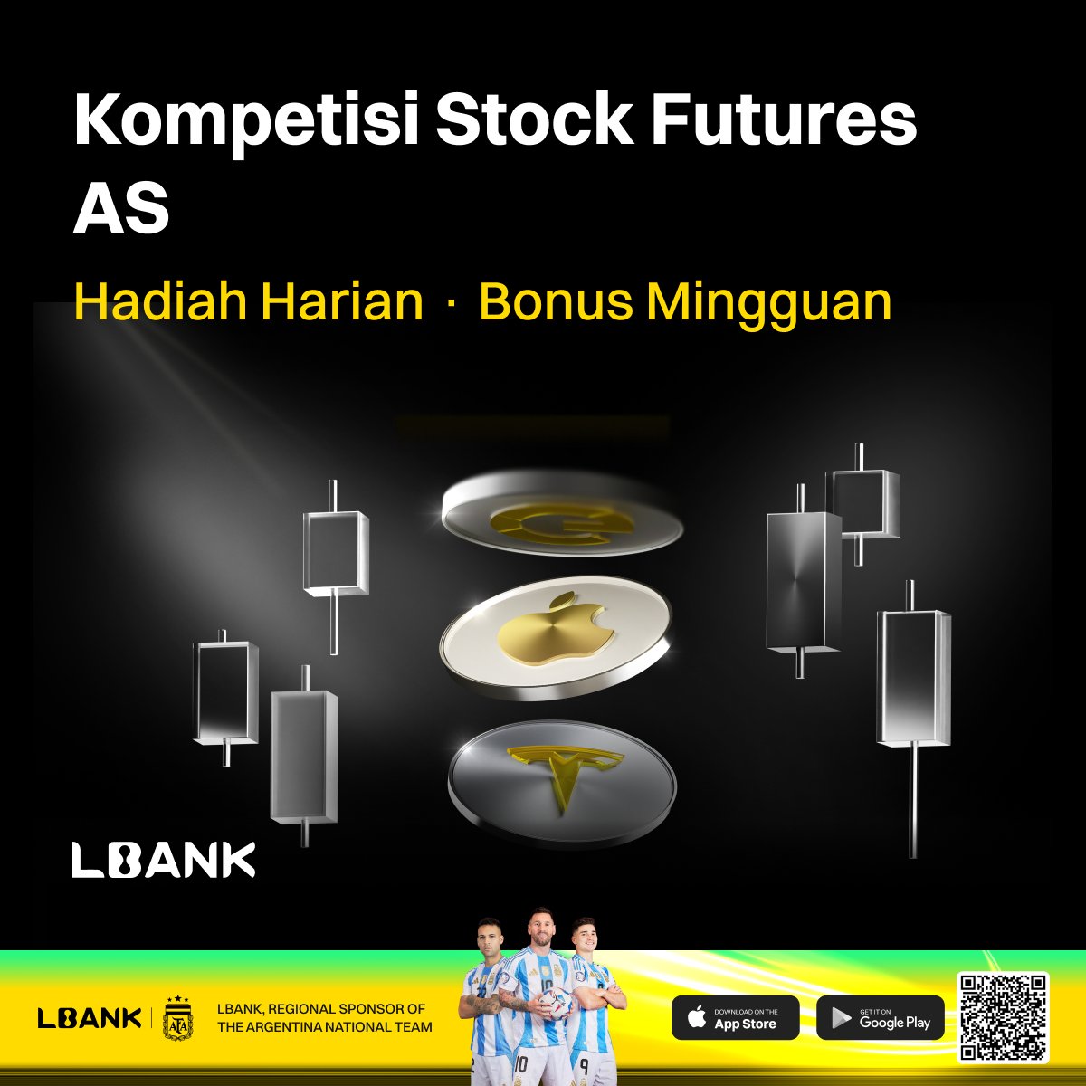 🏆 Kompetisi Trading Stock Futures sudah dimulai!

🚀 Trading stock futures pilihan, raih reward menarik dan nikmati diskon biaya trading 50% 🔥

🎁 Pengguna baru: Selesaikan trading futures pertamamu dan buka benefit khusus.

👉 Gabung sekarang:
lbank.com/activity/stock…
