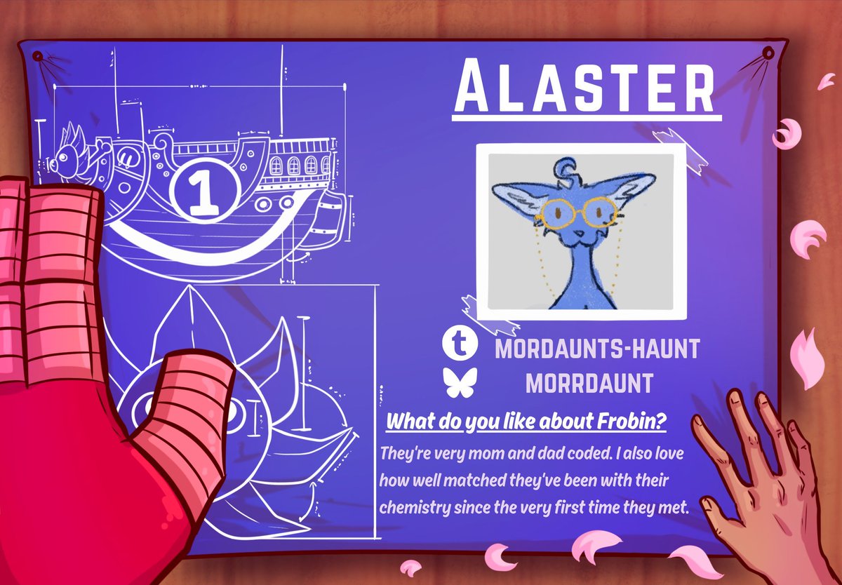 ☀️🦁 Straight from the Sunny's Workshop!

Alaster believes Franky and Robin are very mom and dad coded! They love how well matched they've been since their very first meeting!

🌸 Look forward to their work on this SUPER FroBin zine! ⭐

#onepiece #fanzine #frobin