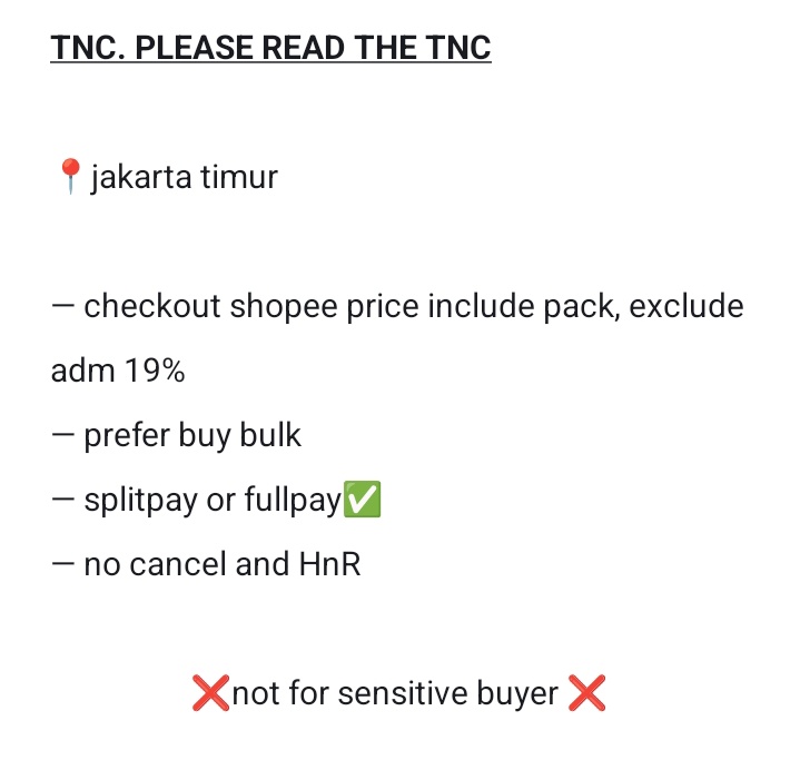 WTS//RD INA

• PLEASE READ TNC
• not for sensitive buyer
📍Jakarta Timur

t. wts aab nct dream 127 haechan mark jisung renjun jeno chenle jaemin dreamscape istj beatitup bttf chiller candy taste kms firstfruit kms mumo jingdong ktown linefriend starriver hottracks jingdong biu