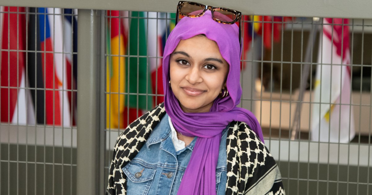 HowardCC's tweet image. #HowardCC’s SGA vice president, Maryam, has an important message for Week Three of #SpringSemester2026 in #DragonCountry:

"Remember to pace yourself, utilize the resources we have in our wellness center, and stay warm. A healthy campus is a thriving campus!"