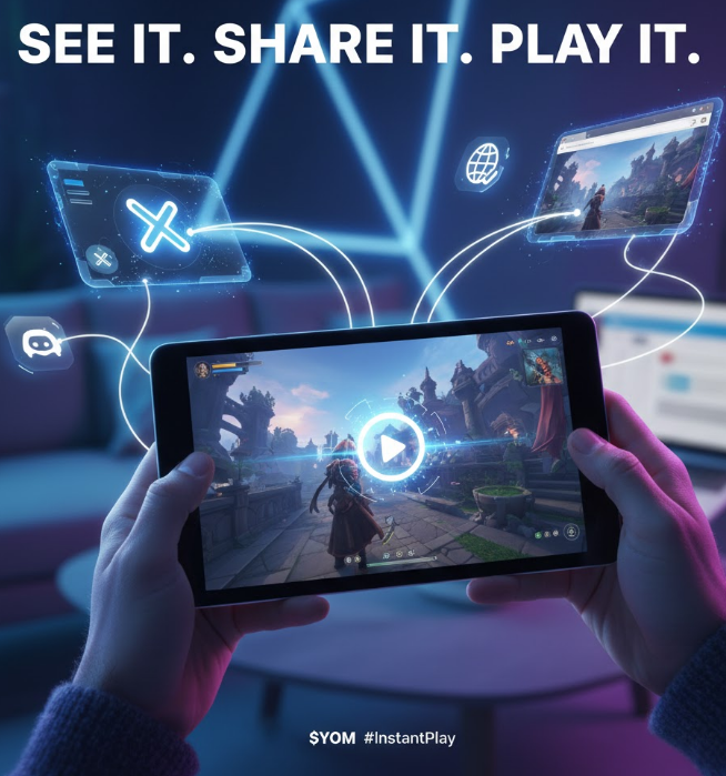 greensimples's tweet photo. See a game on X? Play it on X. ⚡️
YOM turns any URL into a gateway for immersive 3D experiences. Discord, Telegram, or your mobile browser—premium gaming is now as shareable as a meme.
#InstantPlay #Web3Gaming $YOM #YOM @YOM_Official https://t.co/4ha73VDzYv