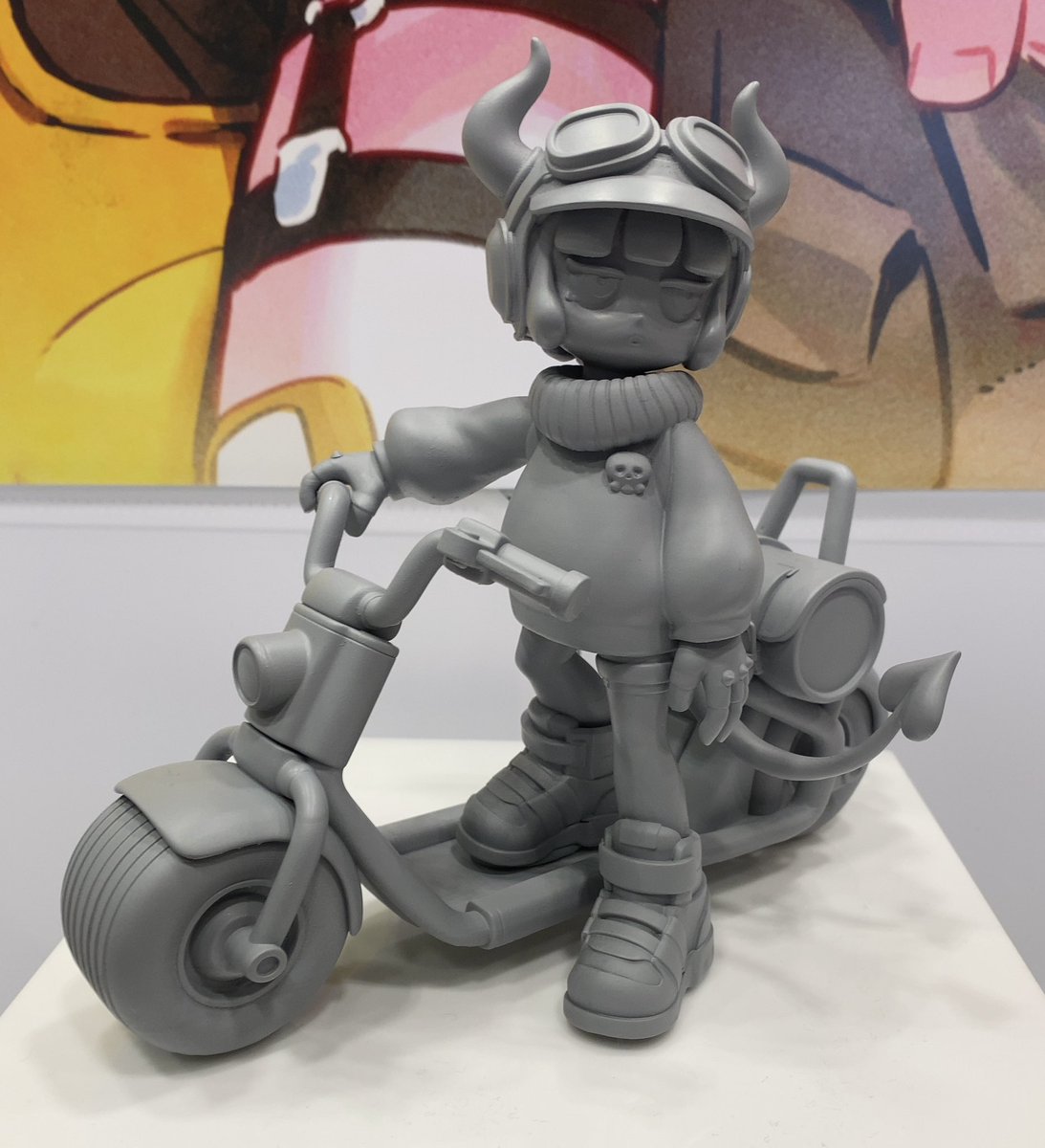 chogori6969's tweet photo. ワンフェスで気になったブースのコーナー4

トロコンブさん@torokonbufigure 
の… このコ達のお名前なんて言うんやろ？

オーガ娘好きには刺さるであろうビジュアル

メカも組み合わさって相乗効果ッ!!

是非発売してほしいものです😊 https://t.co/nBYMnUGNB5