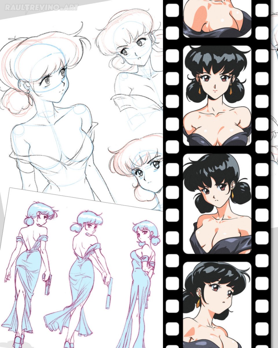 Here's a collage of some explorations I've done on Lila so far :)
#ocs