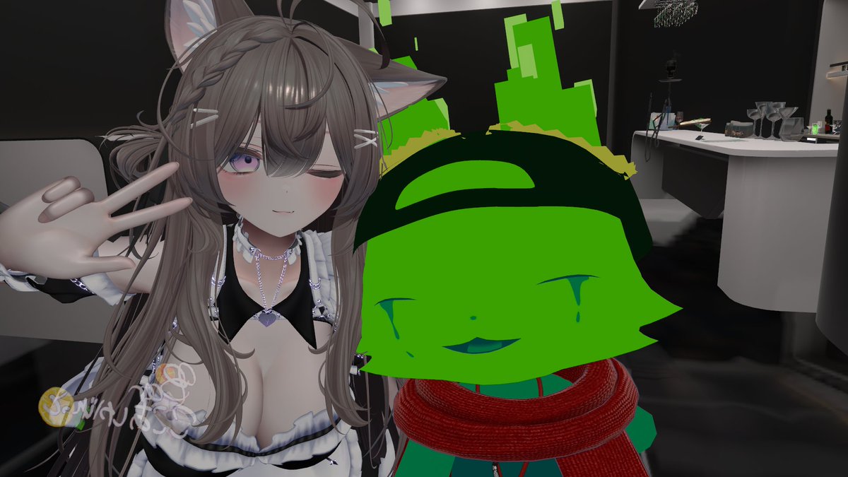 coco_monta's tweet photo. リアルの用事が終わって久々のイベントにはここあしがれっとにお邪魔しました！
すごく落ち着いた雰囲気で初めて行ったイベントとは思えないくらいリラックスできました
バレンタインも近いので、チョコをプレゼントしました
来年もまたあげれたらいいですね

#VRC_ここしが https://t.co/iCkXls0wRj