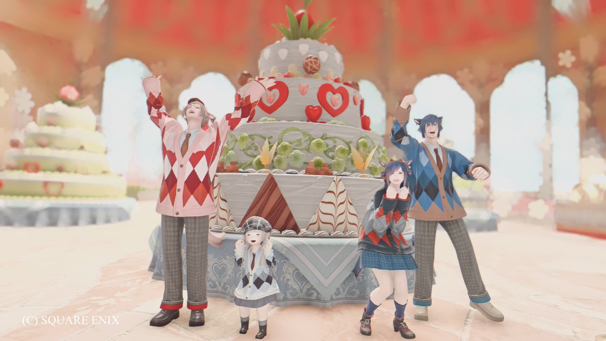 みんなでヴァレンティオンしてきた🍫ദ⸒⸒
ケーキ全部完成した〜.’🎂♡楽しかった🐰
かわいいお洋服ももらえて嬉しい୨୧◌.。