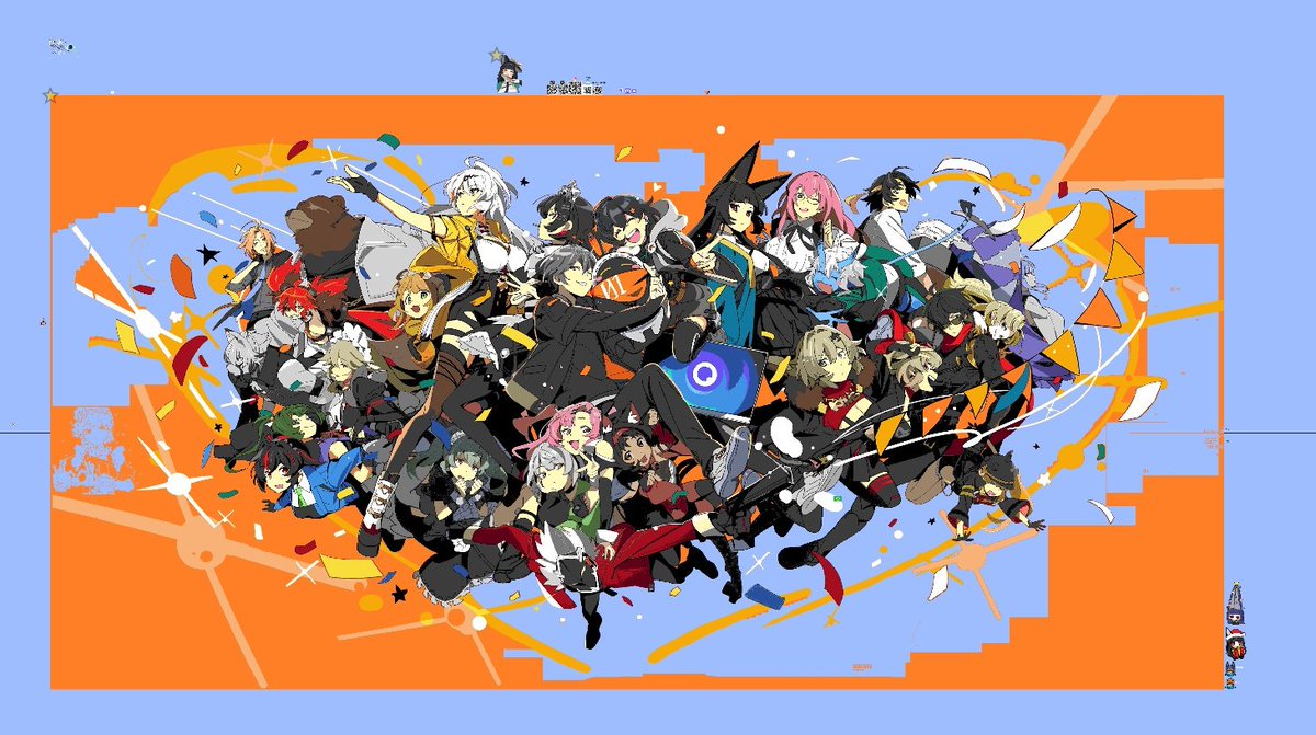 Wplace でゼンゼロの絵を作る134日目 あと少しで右側のゴールドおわる