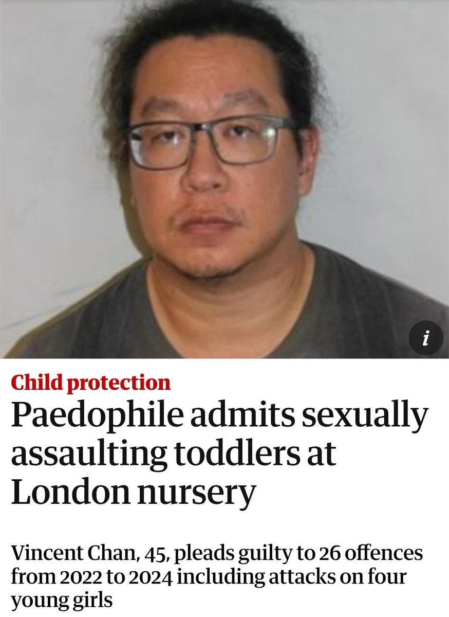 Wommando's tweet image. 🧵👇Three sickening predatory 'nursery worker' blokes convicted of horrific offences against toddlers in their care in just the last 4 months alone.
How many more...?
